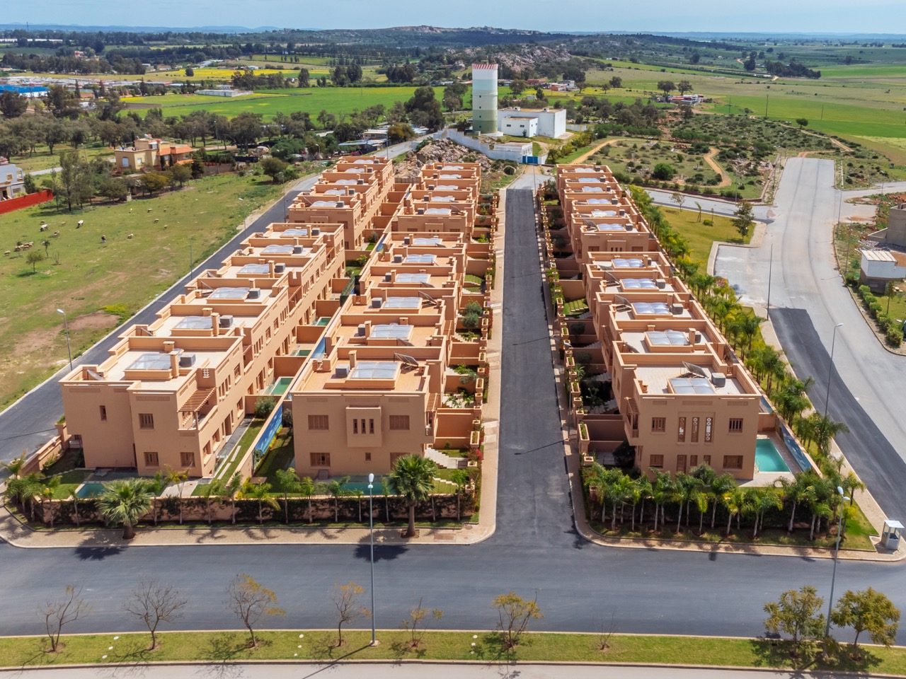 Plan 3D d'une villa à La Colline Verte